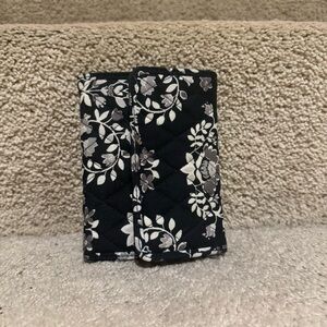 Vera Bradley Euro Wallet- Chandelier Noir